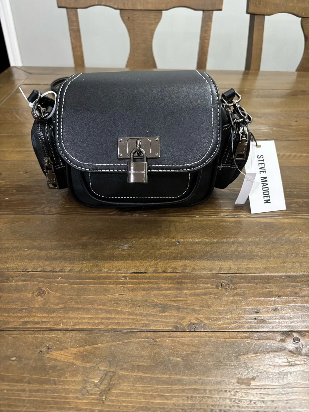 Steve Madden BTABITHA Black Crossbody Bag